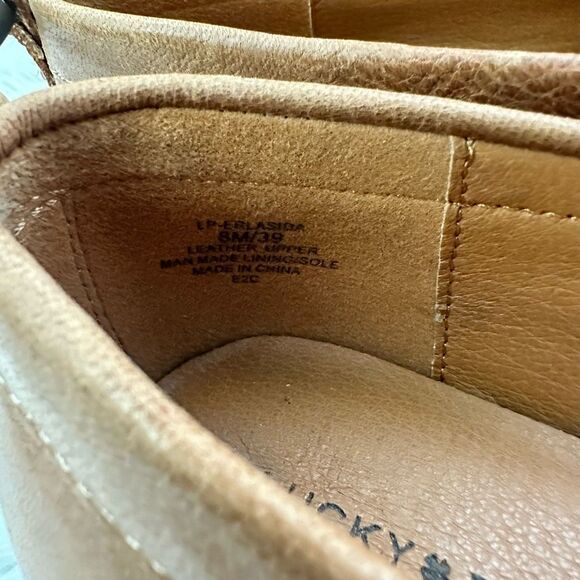 Lucky Brand Erlasida Loafer in Cognac Leather Upper  Size‎ 8M / 39 Eu - Picture 6 of 7